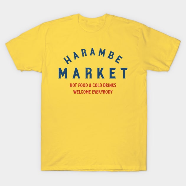 Harambe Market T-Shirt by stuffsarahmakes